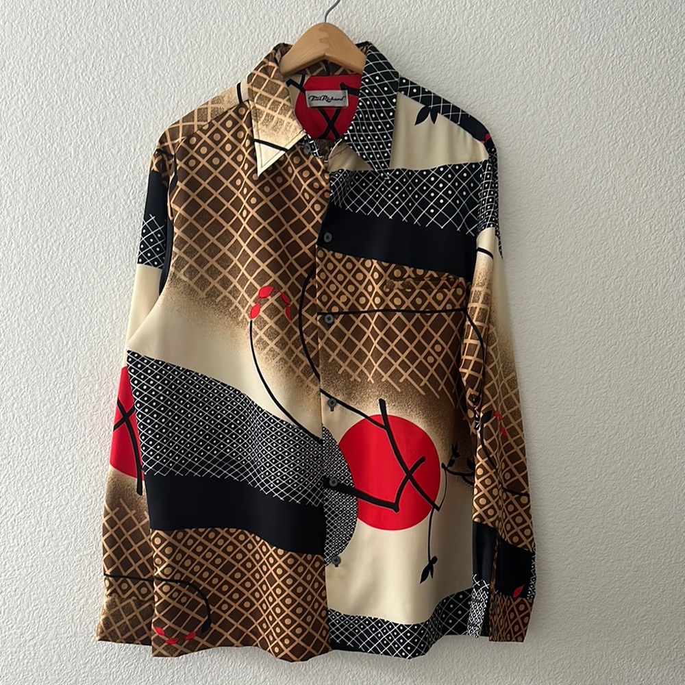Tori Richard Multicolor Geometric Shirt